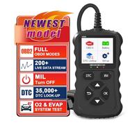 OBD2 Diagnostic Device Diagnostic Car Adapter, OBDII Automatic Diagnostic Tool for Car Code Reader OBD EOBD Diagnostic Error Memory Reading Error Reader with All OBDII Functions, Black