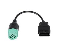 OBD2 Diagnostic Scanner Cable, 9 Pin to 16 Pin OBD2 Truck Diagnostic Scanner Cable Adapter OBD2 Scanner Diagnostic Tool for Cummins Engine Diagnostic tools