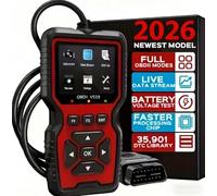 OBD2 Diagnostic Scanner V519, 2026 Upgraded Model, Professional Car Diagnostic Tool with Live Data Stream, Battery Test, 35,901 DTC Library, All Vehicles Since 1996