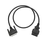 OBD2 Male to DB25 Male Cable Adapter, 16Pin Diagnostic OBD2 Adapter with 40in Brass Wire, Replacement for SBB V33 Key Programmer for Vehicle Key Programming