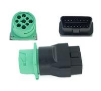 OBD2 Male to Green J1939 Female Adapter