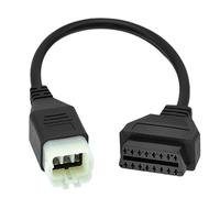 OBD2 OBII Diagnostic Code Reader Adapter Scanner Cable for Kawasaki Motorcycles