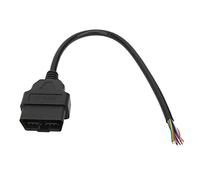 OBD2 Plug Adapter 16Pin Male Cable Connector Diagnostic Tool for Extension ABS Material 30cm Convenient Use