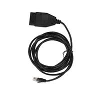 OBD2 Programming Cable Replacement for F Series, 1 Series, 3 Series, 5 Series, 7 Series GT X3, Black Coding Cable - Durable ABS and Rubber, Easy Installation, Versatile Vehicle