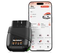 OBD2 Scanner Bluetooth Code Reader: Wireless Car Diagnostic Tool with Engine/AT/ABS Diagnostic AI-Powered Q&A Analysis for iOS and Android - Full System Diagnosis & Lifetime Free Updates