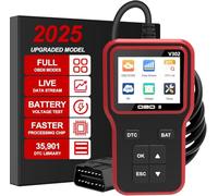 OBD2 Scanner Bluetooth for iPhone iOS Android Windows,OBD2 Scanner Diagnostic Tool V302 Check Engine Light, Read/Clear Error Codes, Emissions Readiness, Battery Tester, All OBD II Vehicles Since 1996