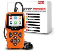 OBD2 Scanner Car Code Reader Plug and Play Support Voltage Test Car CAN Diagnosis Scan Tool Read and Delete Engine Error Codes for All OBDII Protocol Vehicles Since 1996 (Orange)