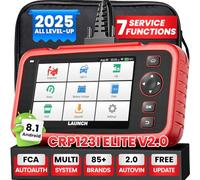 OBD2 Scanner Car Diagnostic Tool LAUNCH CRP123i V2.0, OBD Scanner with 4 System ENG/ABS/SRS/AT Diagnosis, 7 Reset Throttle/Oil/SAS/DPF/ABS/Brake/BMS Auto, Lifetime Software Update