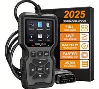 OBD2 Scanner Diagnostic Tool Car Check Engine Code Reader with Reset Professional OBD II/EOBD, Live Data, Mode 6, Mode 8 & I/M Readiness Odb2 Auto Scan Tool for All Vehicles After 1996, 2025 Upgraded