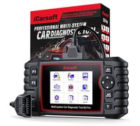 OBD2 Scanner Diagnostic Tool, iCarsoft EU Pro(2025) Car Code Reader for Land Rover/Benz/Sprinter/VW/AUDI/BMW/Porsche etc. Battery Test, Oil Reset, EPB,DPF, BMS, ETC, SAS, ABS, Injector Coding