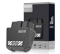 OBD2 Scanner for Car - Codes can be Read and Cleared Quickly - Diagnosis of The vehicle's Engine, ABS, SRS, airbags and More Than 35,000 Problems Compatible with Android and iOS Bluetooth 5.4