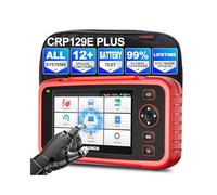 OBD2 Scanner LAUNCH CRP129E PLUS V3 Car Diagnostic Tool All System Scan with 12+ Reset, ABS Bleeding/Injector Coding/Oil/Throttle/EPB/DPF/SAS/TPMS/Battery Matching, Lifetime Software Update