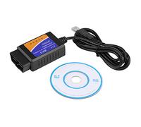 OBD2 Scanner USB ELM322 Adapter, Car Computer OBD II Check Engine Code Reader Diagnostic Tool Elmconfig Scan Tools for
