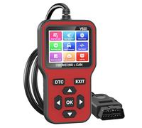 OBD2 Scanner V620 Universal Car Diagnostic Tool Code Reader Check Engine Fault Light with Battery Tester for All OBD II Protocol Vehicles Since 1996，Red
