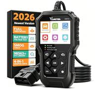 OBD2 Scanner VD30 Pro, Car Fault Code Reader with Battery Voltage Test | Car Diagnostic Tool for EOBD Cars, OBD Scanner with Live Data, Check Engine Light Error for All OBDII Vehicles
