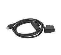 OBD2 to High Definition Multimedia Interface Cable H00008000, Compatible Adapter for CS2 CTS2 CTS3 Plug Monitor, Displays Injector Balance EGT TPMS Data with ABS Metal