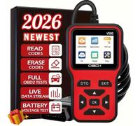OBD2 V500 Diagnostic Scanner, Check Engine Light Code Scanner Tool with Reset, DTC, Data Stream, I/M Readiness, Car & Truck Scan Tool for All Vehicles Since 1996