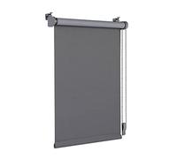 OBdeco Thermal Blackout Blind, No Drilling, Silver Coating, Privacy Screen, Sun Protection, Clamp Fix for Windows