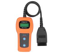 OBDII Code Reader, Engine Light Fault Diagnostic Tool with 2 - Line LCD Display, Reads and Clears DTCs for All 1996+ OBD2 Cars and Trucks, No Battery Required