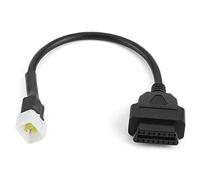 OBDII Diagnostic Cable Adaptor 6 Pin to 16 Pin, Motorrad Diagnostics Adaptor Cable, Motorcycle Fault Detection Connector Fits for Sinnis