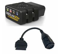 OBDLink MX+ Bluetooth Professional OBD-II Scan Tool with BMW Bike 10-pin adapter