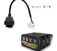 OBDLink MX+ Bluetooth Professional OBD-II Scan Tool with BMW Bike 10-pin adapter