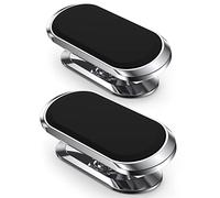 obdowuge 【2 Pack】 Car Mount for iPhone【Upgrade Magnet】 Magnetic Phone Mount for car,Cellphone Holder Stand 360 Adjustable, Dashboard car Mount Fits Samsung iPhone etc All Smartphones & Mini Tablets