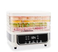 Obecilc 5-Layer Food Dehydrator, Visual Food Dryer Machine with 72-Hour Timer, 35-70℃ Adjustable Temperature and LED Display for Drying Fruits, Vegetables, Meat, and Pet Treats
