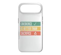 Obedience is better than sacrifice Relationship VS Religion Case for iPhone Air