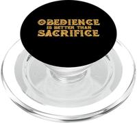 Obedience is better than sacrifice Religion VS Relationship PopSockets PopGrip for MagSafe
