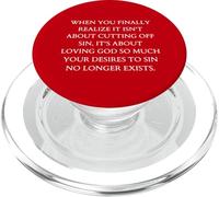 Obedience When You Finally Realize It's About Loving God PopSockets PopGrip for MagSafe