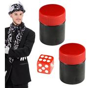 Obedient Dice Prop - Mentalism Number Cube, Vision Puzzle Gimmick | Color Shift Mystery Tool, Funny Trick Game for Illusionist Routine, Mind Bending Puzzle Magic Accessory for Comedy Performance