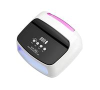 OBEEGOO Cordless Rechargeable Nail Lamp, Professional UV LED Nail Dryer for Gel Nails, 15600mAh Nail Light with Touch Screen, Fast Curing Lamp for Acrylic and Polish