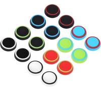 Obeka Compatible with 8 Pairs Thumb Grips Silicone Analog Stick Covers Thumbstick Controller Replacement Joystick Cap PS4 PS3 PS2 Xbox One Xbox 360 Wii U