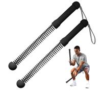 Obelunrp 1 Pair Battle Ropes for Home Gym, Ropeless Weighted Battle Ropes, Professional Portable Exercise Rope for Indoor Outdoor Home Gym Office, Black, Usage en cuisine