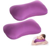 Obelunrp 2Pcs Small Pillow, Soft Bone Shaped Neck Support Pillow, Comfortable Portable Back Head Cushion for Office Car Travel Sleeping, Neck For Sleeping