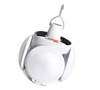 Obelunrp Folding Bulb Solar Light White Charging LED Camping 300W Rechargeable Waterproof Emergency USB Garden Bright Lamp, Decoraciones al aire libre