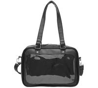 Obelunrp Ita Bag Kawaii Leather Japanese School Bag with Insert & Removeable Crossbody Strap Pin Display Itabag with Tote Handle for Anime Lover Girls, Usage en cuisine