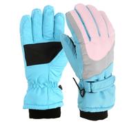 Obelunrp Kids Ski Gloves, Waterproof Snow Gloves for Boy/Girl Age 11-16, Windproof Winter Unisex Cold Weather Insulated Outdoor Snowboard for Winter Sports LHoliday Decor