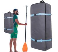 Obelunrp Paddle Board Bag, 44x24x90cm Oxford Cloth Paddle Board Backpack with Handle & Buckle Strap, Waterproof Inflatable Paddleboard Bag for Stand up