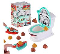 Obelunrp Poop Shoot Game, Interactive Poop Shooting Prank Toys Include 1 Toilet Bowl, 2 Dexterity Launchers, 12 Soft Plastic Poops for Family Fun, Decoración del hogar