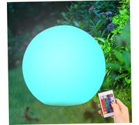 Obelunrp Solar Globe Lights Outdoor, 30cm Color Changing LED Solar Ball Light with Remote Control, Garden Waterproof Balls Lights for Outside Lawn Patio Decorations