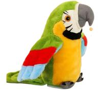 Obelunrp Talking Parrot, Repeat What You Say Parrot Toys, Speaking Stuffed Animals Plush Toy Electronic Record Animated Bird Shake Wing Talking Toys for Kids Boys Girls, Green, Usage en cuisine