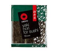Obento Yaki Nori Roasted Sushi Seaweed 10 Sheets 25g-Re-sealable Package