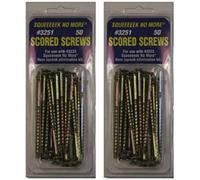 O'Berry Enterprises 3251 Squeak Replacement Screw (50 Count), Pack of 1, Yellow (Set of 2)