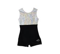 Obersee Girls Gymnastics Leotards One-Piece Athletic Activewear Girl's Dance Outfit Girls' & Women's Sizes - Black Velvet | CXS Child (3-4 years) | O3GL017CXS
