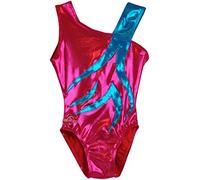Obersee Girls Gymnastics Leotards One-Piece Athletic Activewear Girl's Dance Outfit Girls' & Women's Sizes - Spin Fuchsia | CL Child (8-10 years) | O3GL050CL