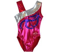 Obersee Girls Gymnastics Leotards One-Piece Athletic Activewear Girl's Dance Outfit Girls' & Women's Sizes - Energy Fuchsia | CL Child (8-10 years) | O3GL047CL