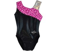 Obersee Girls Gymnastics Leotards One-Piece Athletic Activewear Girl's Dance Outfit Girls' & Women's Sizes - Pink Leopard | CL Child (8-10 years) | O3GL043CL