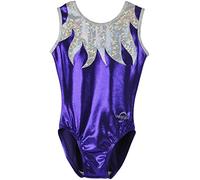 Obersee Girls Gymnastics Leotards One-Piece Athletic Activewear Girl's Dance Outfit Girls' & Women's Sizes - Purple Flames | CXXS Child (2-3 years) | O3GL009CXXS